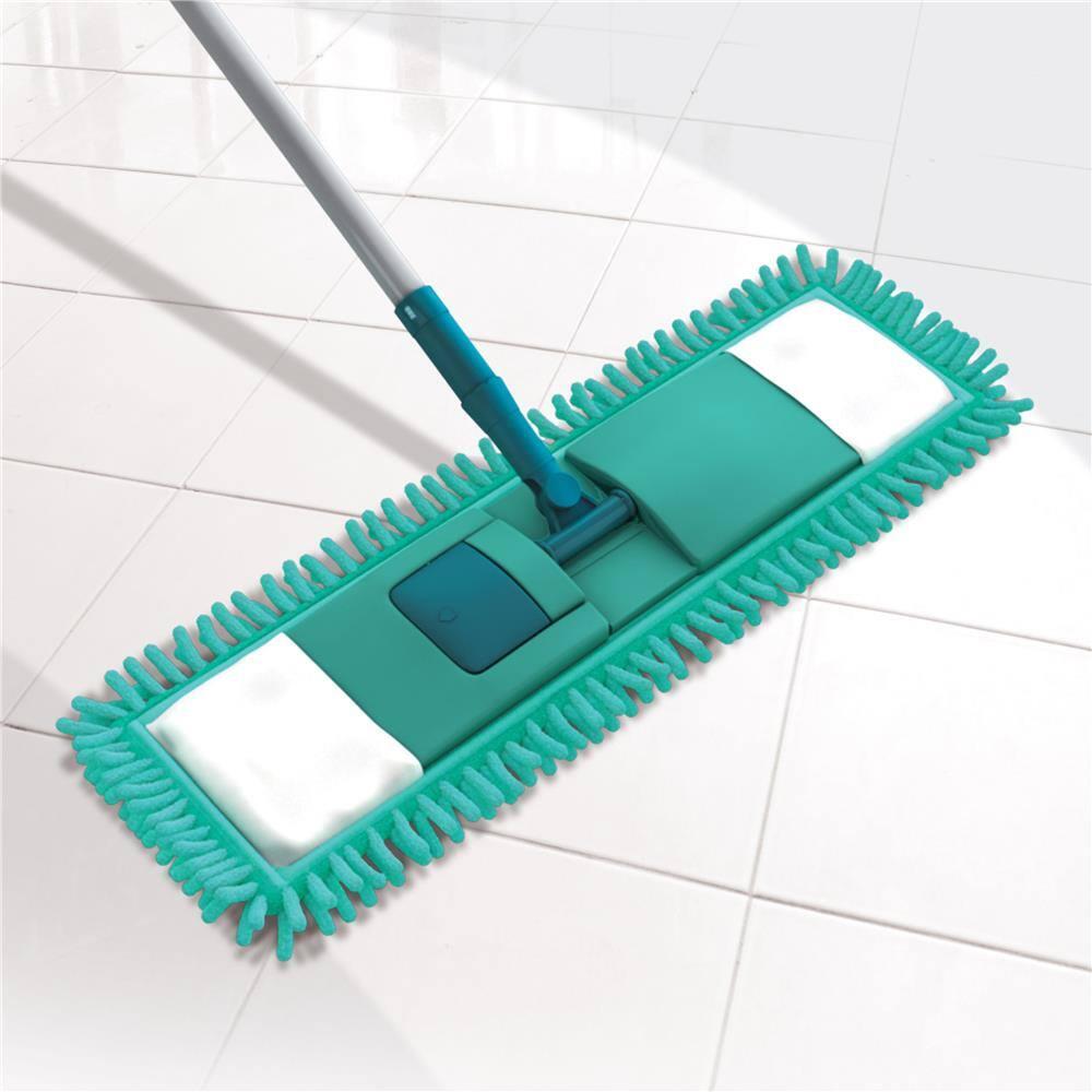 Mop FlashLimp Flat Chenile com Cabo Telescópico - Verde - 7