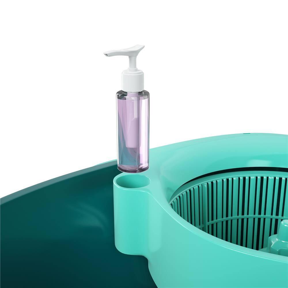 Mop Giratório Odyssey Fit com Balde 8L e Cabo Telescópico – Verde Esmeralda - 4