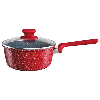 Panela Euro Home Colorstone Antiaderente 5 Camadas Vermelha – 3 L