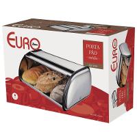 Porta Pão Médio Euro Home IN2225 em Aço Inox e Polipropileno - 4