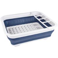 Escorredor de Pratos Retrátil Euro - Azul - 1