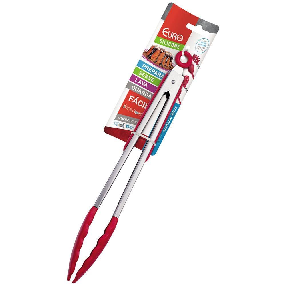 Pegador Multiuso Euro SIL2676-VM em Silicone com Cabo Aço Inox - 33cm - 2