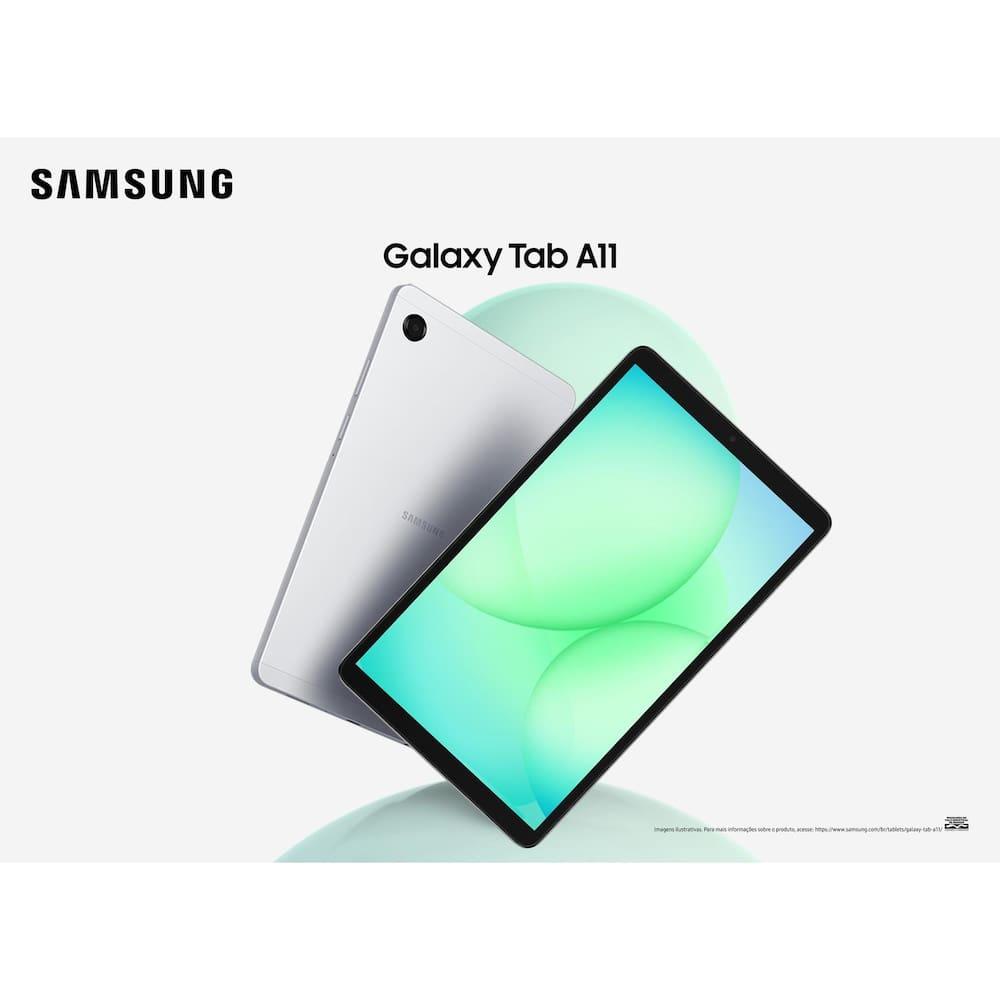 Tablet Samsung Galaxy A11 Wi-Fi Tela 8.7" 90Hz 64GB Câmera 8MP Prata - 9