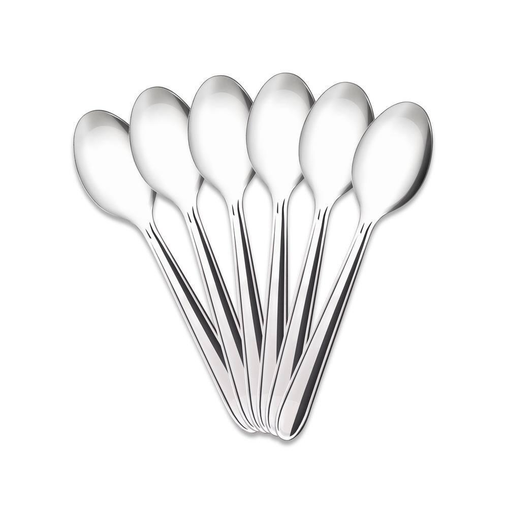 Jogo de Colheres de Mesa Brinox Turim 12 Peças Aço Inox Polido com Friso - 3