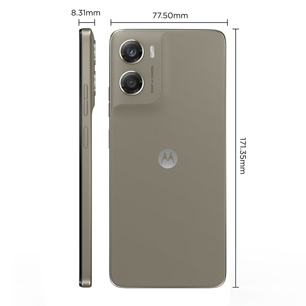 Smartphone Motorola Moto g06 4G Tela 6,9” 256GB Câmera 50MP Bege - 9