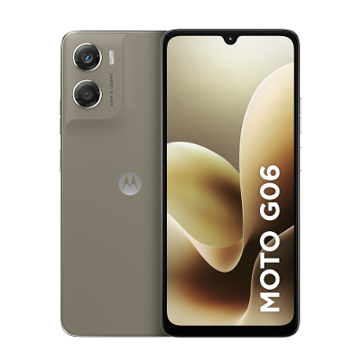 Smartphone Motorola Moto g06 4G Tela 6,9” 256GB Câmera 50MP Bege