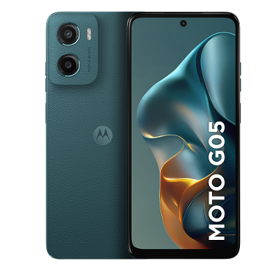 Smartphone Motorola Moto G05 4G Tela 6,7” HD+ 256GB Câmera 50MP Verde