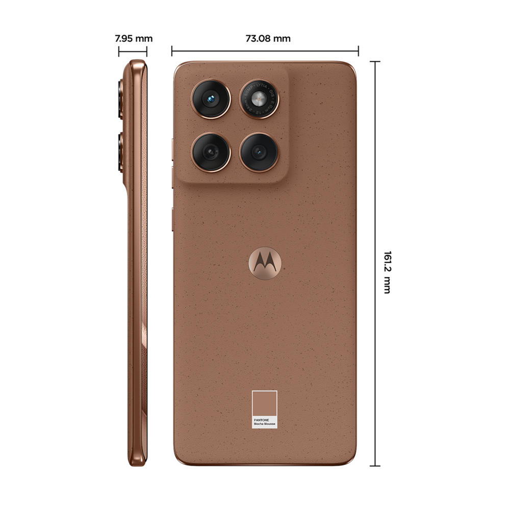 Smartphone Motorola Edge 60 Fusion 5G Tela 6,7” 256GB Câmera Sony 50MP Pantone Mocha Mouse - 8