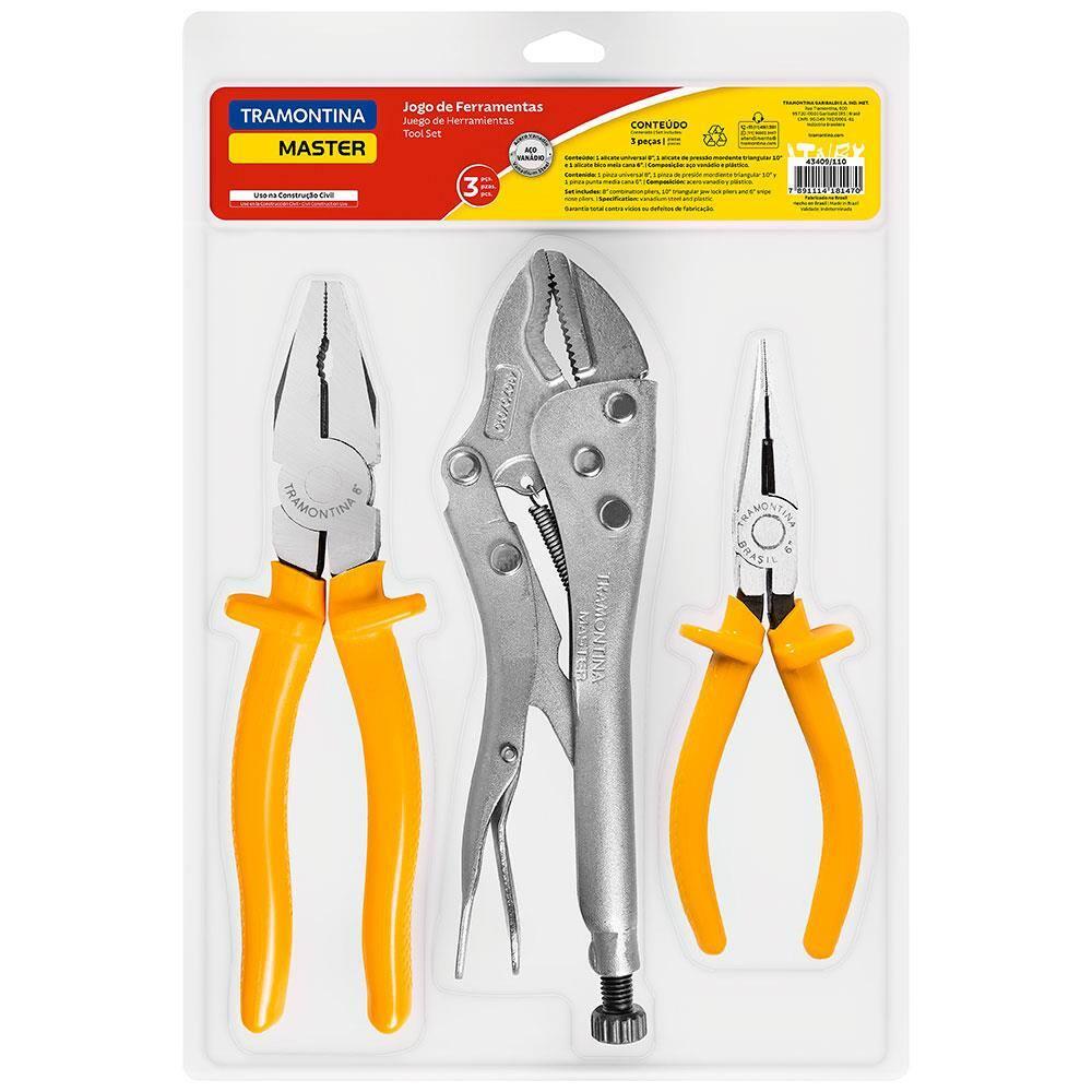 Kit de Ferramentas Tramontina com 3 Peças - 1