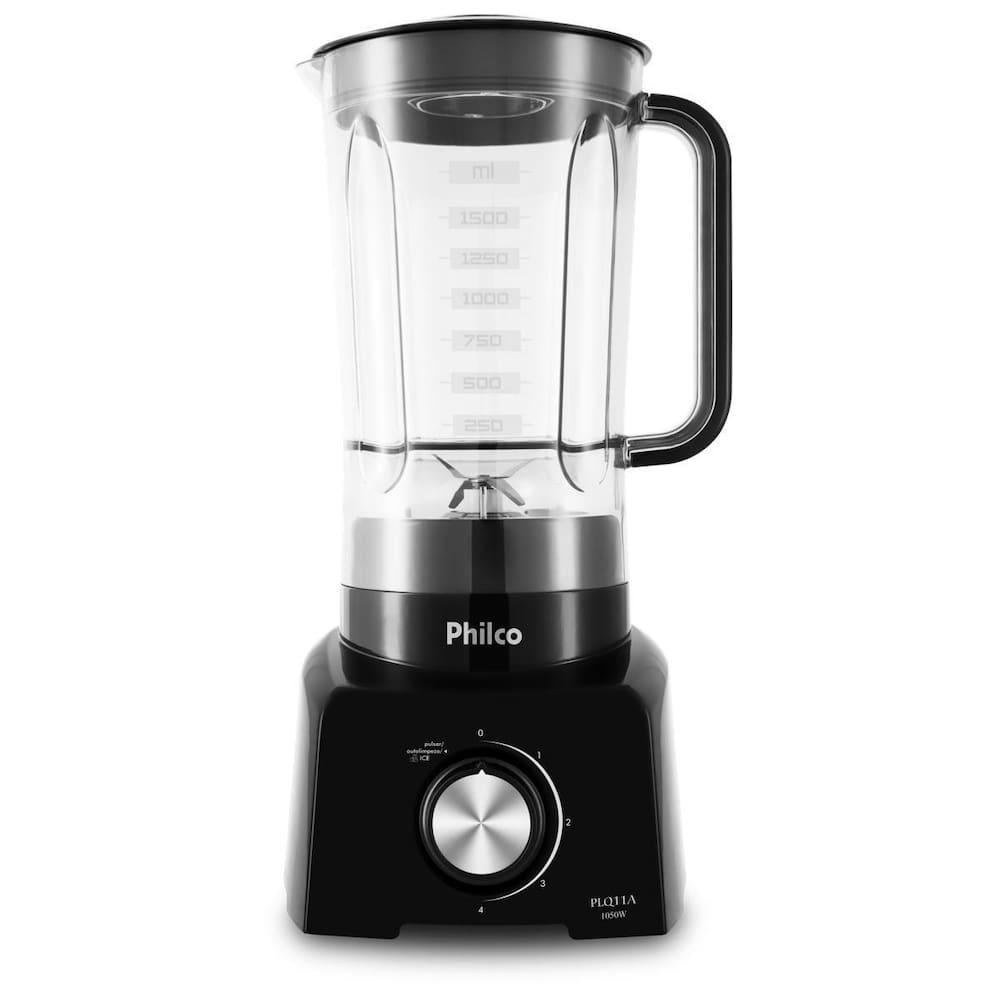 Liquidificador Philco PLQ11A 1050W 2,7L 4 Velocidades Função Tritura Gelo Preto - 1