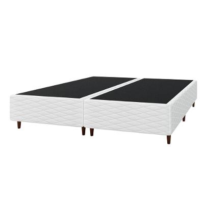 Base Box Queen Size Umaflex New Itália 38x158x198cm Bipartida Matelassê Branco