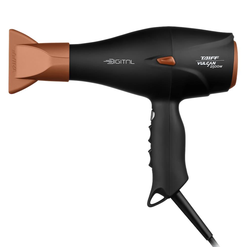 Secador de Cabelo Taiff Vulcan Digital 2500W Motor Digital Íons Anti-Frizz Preto e Cobre - 3