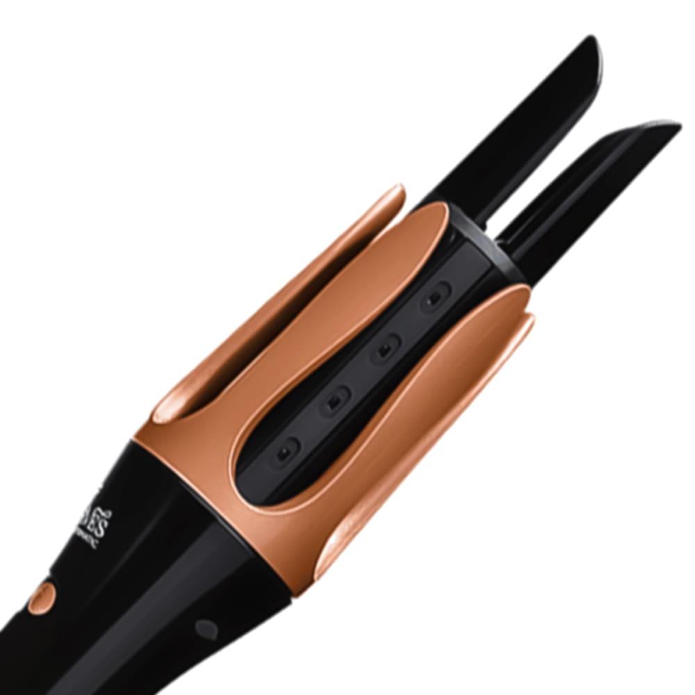 Modelador de Cachos Taiff Curves Automatic 32mm Íons Negativos Bivolt Preto e Cobre - 4