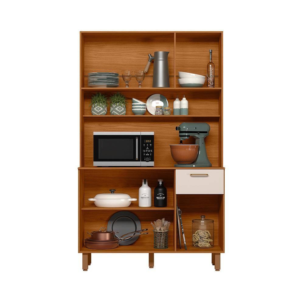 Cozinha Compacta Poliman New Livia 6 Portas 1 Gaveta - 3