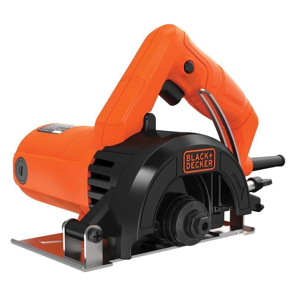 Serra Mármore Black+Decker BES41200 4-1/2” 1200W Compacta 14.000 RPM Preta e Laranja - 5