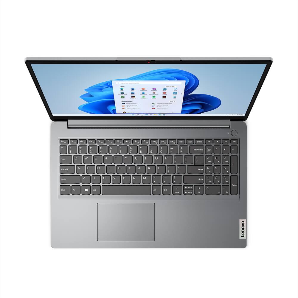 Notebook 15.6” Lenovo IdeaPad1 Windows 11 Intel Core i3-1315U 8GB RAM 256GB SSD Cinza + Microsoft 365 Personal - 6