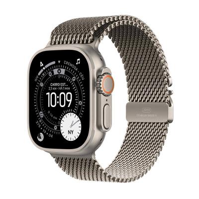 Apple Watch Ultra 3 GPS+ Cellular 49mm Pulseira Milanês P Natural