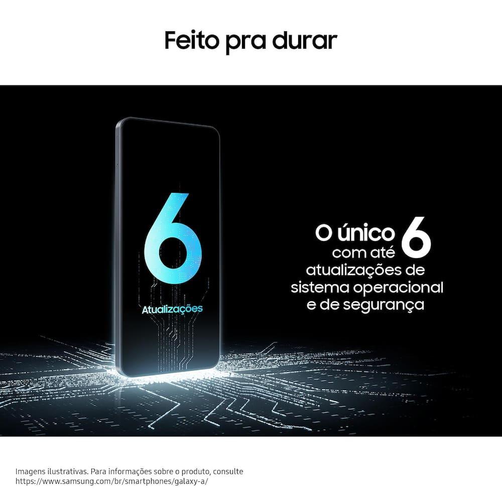 Celular Samsung Galaxy A17 4G Tela 6.7" 256GB Super AMOLED Câmera Tripla 50MP Preto - 7