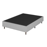 Colchão Bartira Viena Casal + Cama Box Casal Umaflex Loreto Cinza - 6