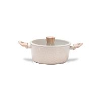 Caçarola Brinox Ceramic Life Sirius 22cm Indução Antiaderente Vanilla - 1