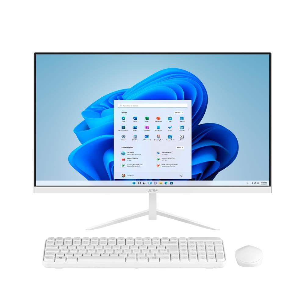 Computador All in One 23,8” Multilaser UB843 FHD Windows 11 Core i3 8GB RAM SSD 256GB Branco - 1
