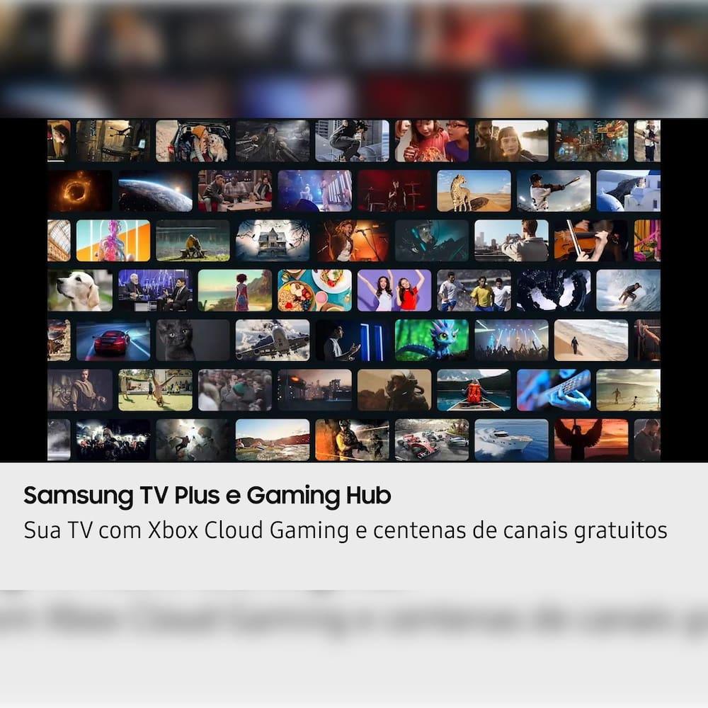 Smart TV Samsung 65" 4K Crystal UHD UN65U8100FGXZD HDR10+ Gaming Hub Design Slim Preto - 4