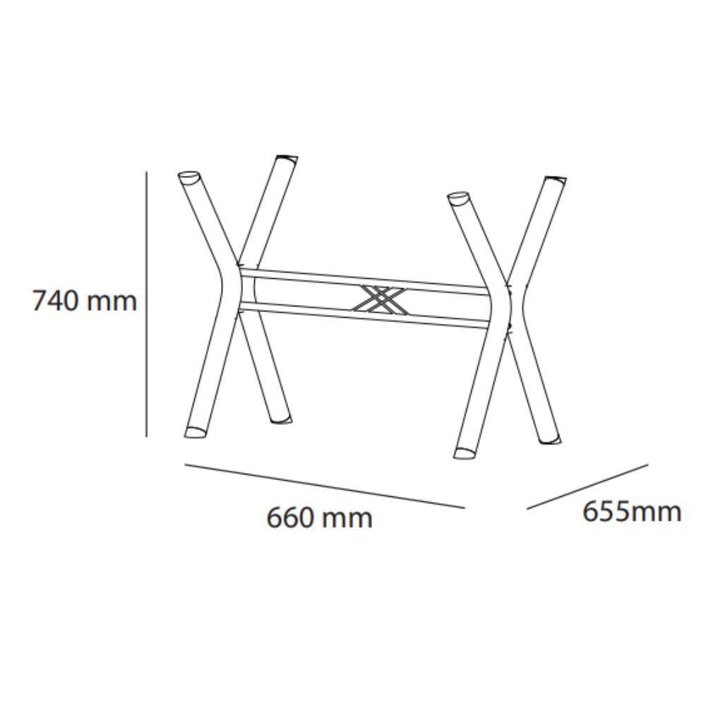 Conjunto Sala de Jantar Aço Nobre Mesa Montana Tampo de Vidro 120x80cm 4 Cadeiras Íris Aço Cromado - 7