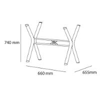 Conjunto Sala de Jantar Aço Nobre Mesa Montana Tampo de Vidro 120x80cm 4 Cadeiras Íris Aço Cromado - 7