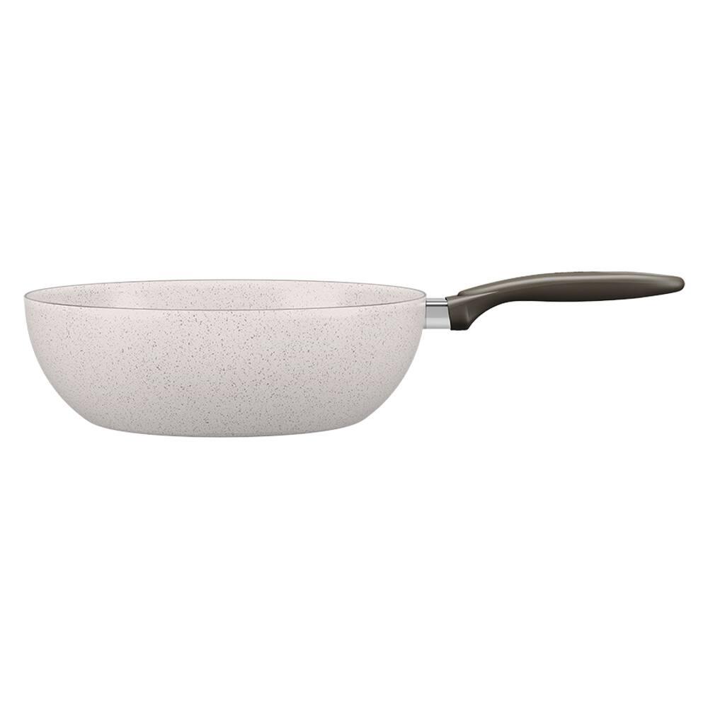 Panela Wok Brinox Suprema Ceramic Life Antiaderente 4,1L 28cm Vanilla - 1