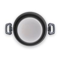 Caçarola Brinox Ruby Pro-Flon Antiaderente 3,4L 22cm Tampa de Vidro Vermelha - 3