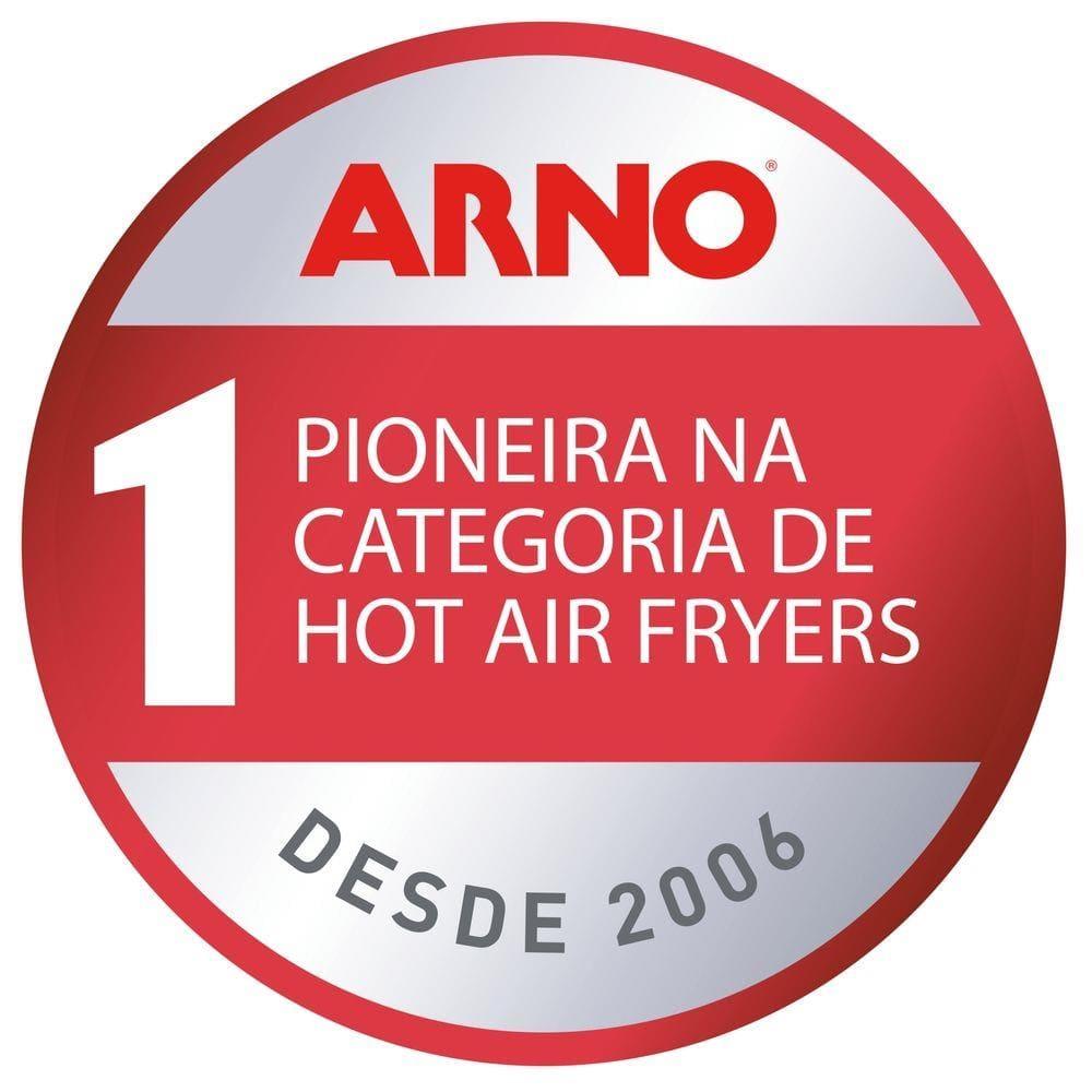 Fritadeira Elétrica Air Fryer Arno Easy Fry Extra AFP4 4L 1700W Painel Digital Preta Inox - 9