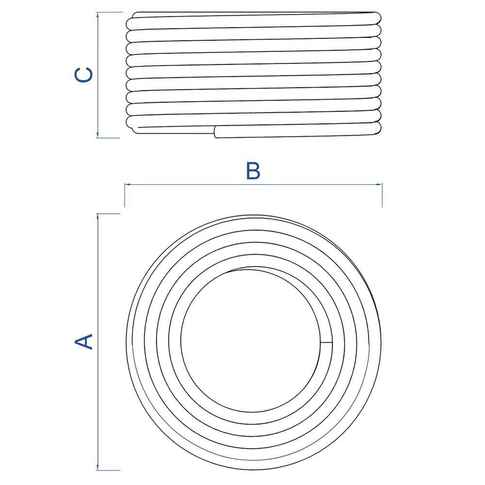 Mangueira de Jardim Flex 1/2" Tramontina Sem Engate - 50 Metros - 3