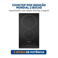 Cooktop de Indução 2 Bocas Mondial CTI-02 Preto - 2