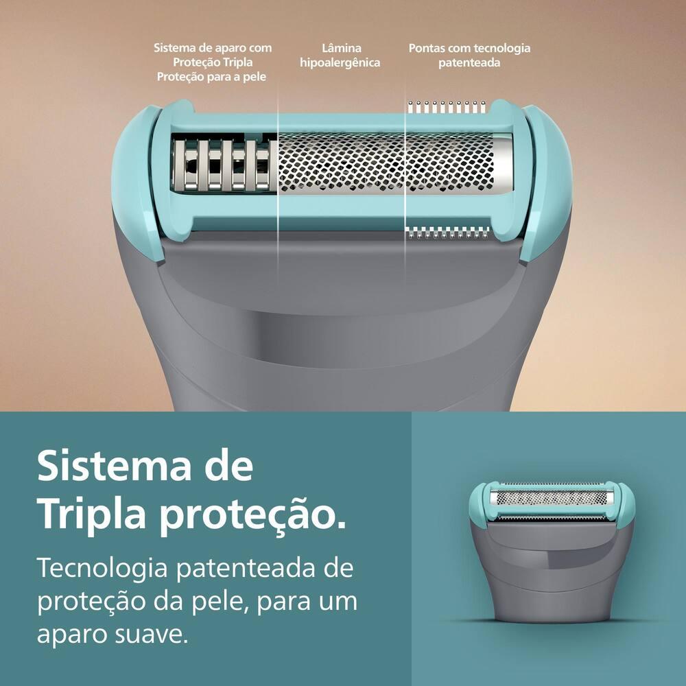 Aparador de Pelos Philips BodyGroom BG3470/15 À prova D`água Bivolt - 5