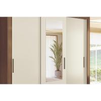 Guarda Roupa Santos Andirá Lisboa 3 Portas Deslizantes com Espelho