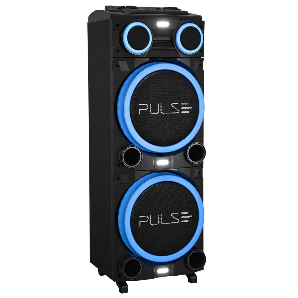 Caixa de Som Torre Multilaser Pulse Double SP156 Bluetooth 2700W RMS Luz LED Bivolt - 5