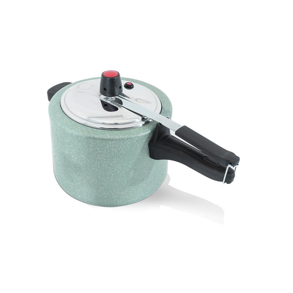Panela de Pressão Brinox Ceramic Life Vapt 4,5L Mineral Resist Verde - 2