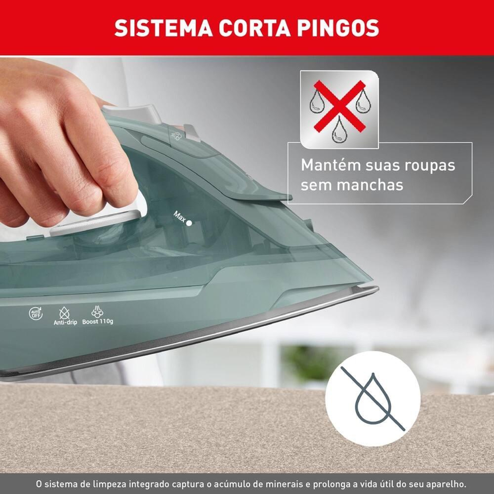 Ferro de Passar a Vapor Arno FECP Ecogliss Protect Desligamento Automático Verde - 8