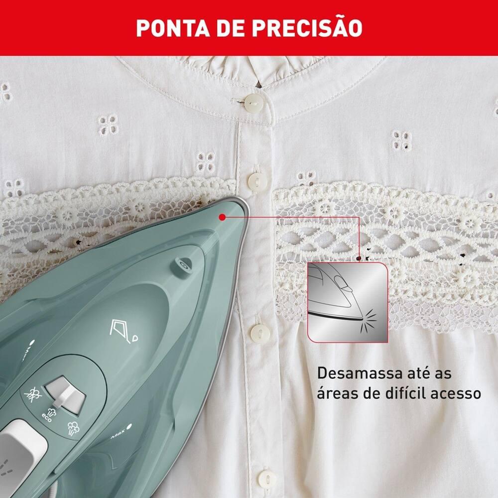 Ferro de Passar a Vapor Arno FECP Ecogliss Protect Desligamento Automático Verde - 9
