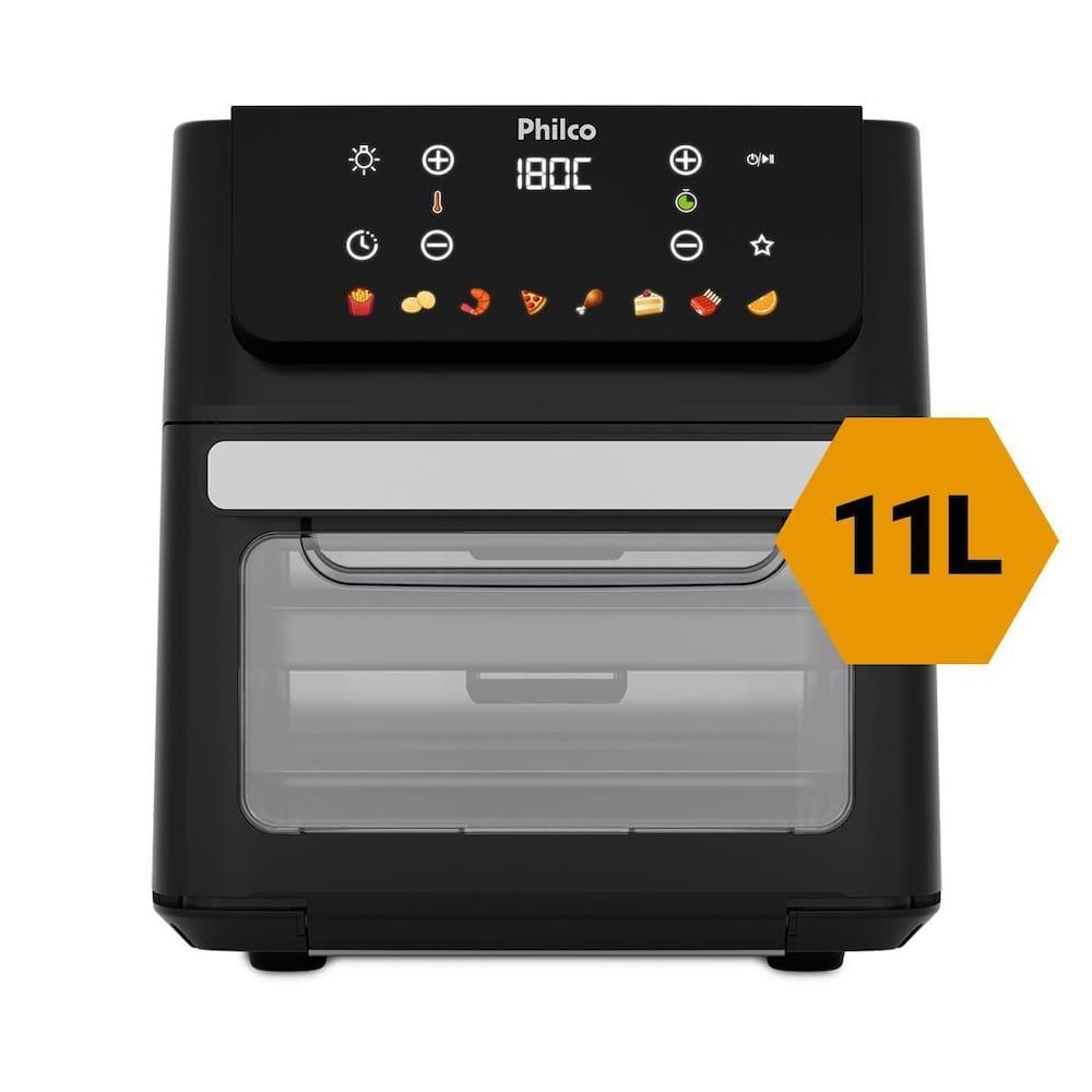 Fritadeira Elétrica Air Fryer Philco Oven PAF11B Visor Removível Preta - 2