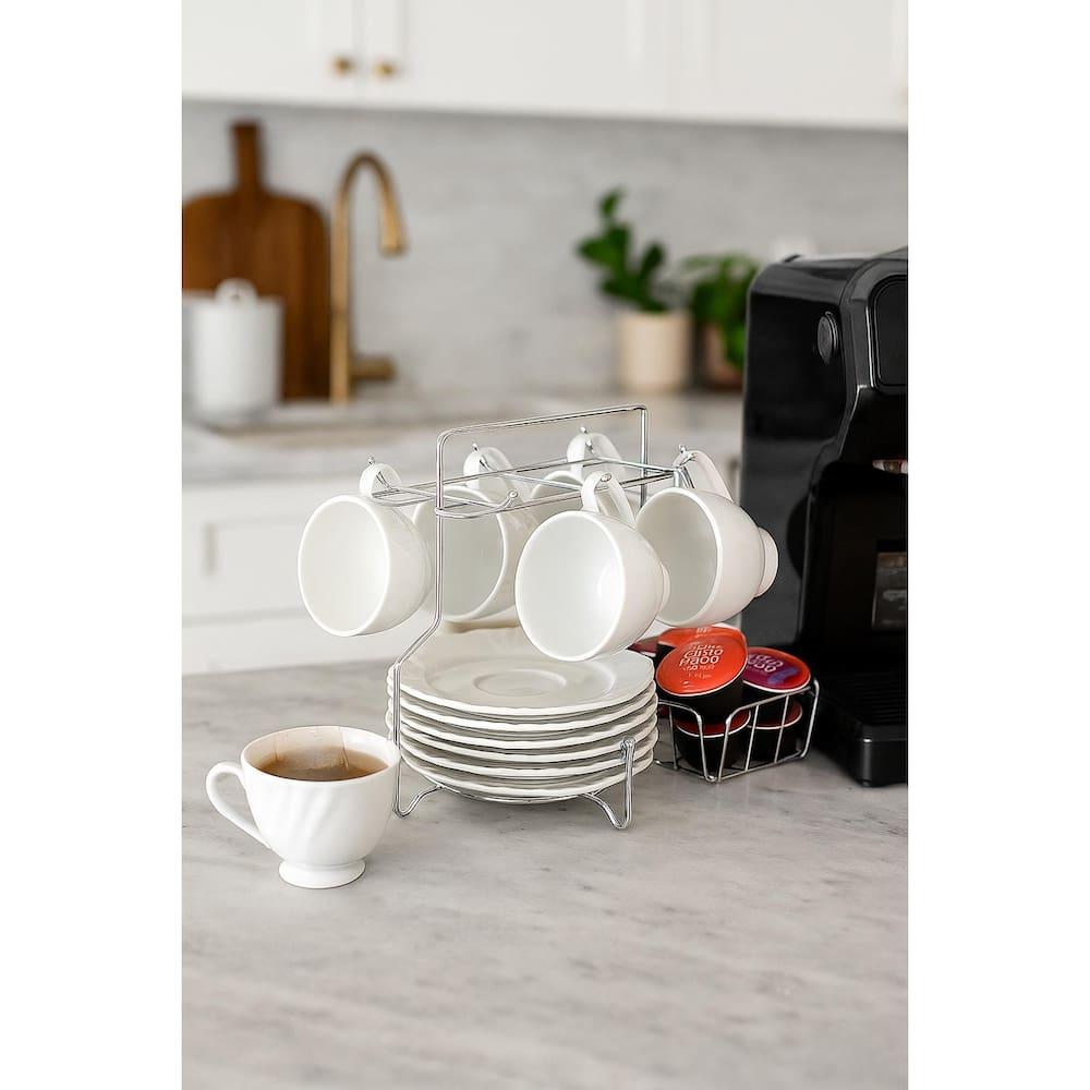 Suporte Organizador para Xícaras e Pires Utimil Pintura Epóxi - 4