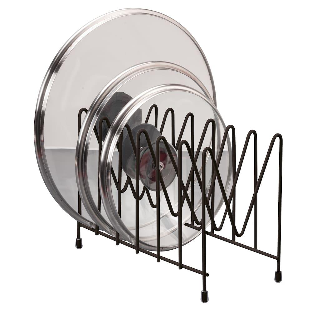 Suporte para Tampas Plásticas/Panelas Utimil Pintura Epóxi Preto - 1