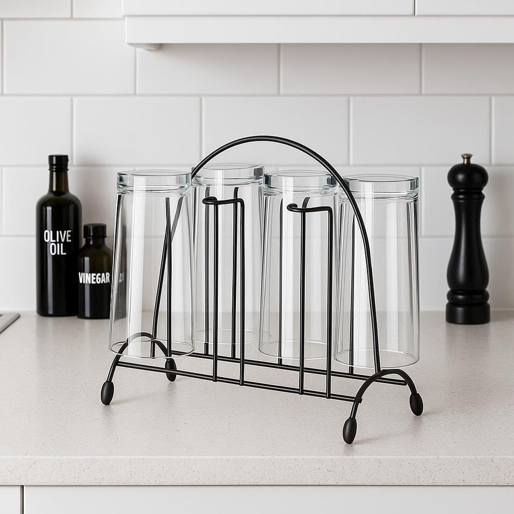 Suporte para Copos Utimil PR444 6 Copos Preto - 3