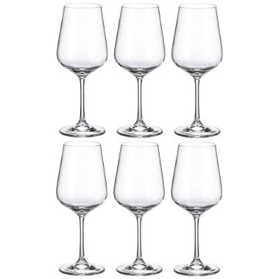 Conjunto de Taças para Vinho Bohemia Strix em Cristal 450ml - 6 Peças