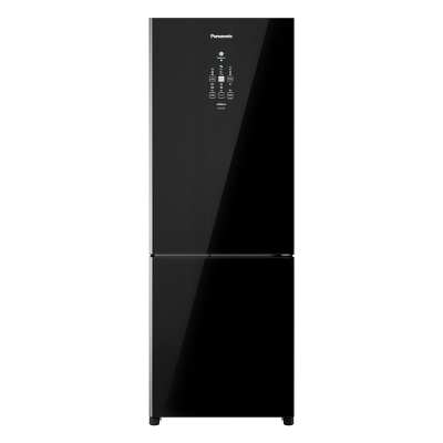 Geladeira Panasonic 511L Bottom Freezer BB71B Black Glass