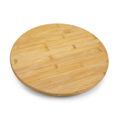 Tábua com Base Giratória Euro Home Redonda 35cm Bambu Natural