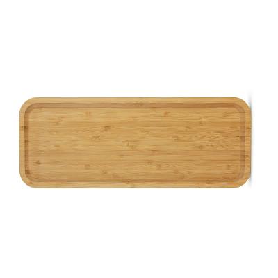 Bandeja Retangular Rasa Euro Home BAM2871 44,5x16,5cm Bambu Natural