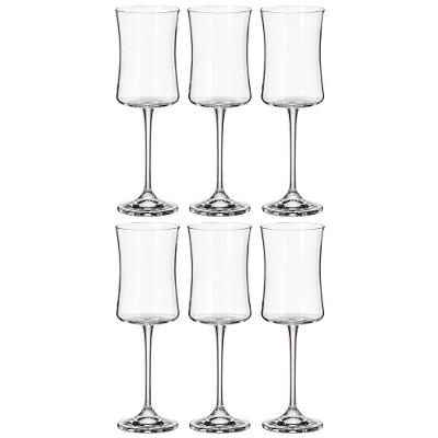 Conjunto de Taças para Vinho Bohemia Buteo em Cristal 260ml - 6 Peças
