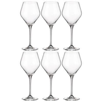 Conjunto de Taças para Vinho Bohemia Loxia em Cristal 400ml - 6 Peças
