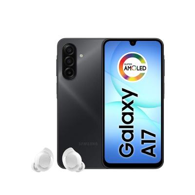 Smartphone Samsung Galaxy A17 5G Tela 6.7" 256GB Câmera Tripla 50MP Preto + Galaxy Buds Core Bluetooth Branco